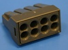 Клемма для распределительных коробок 8 проводников, сечение 1.0-2.5 мм2