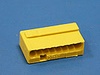 Розеточная микроклемма 8 проводников, сечение 0.6-0.8 мм2 желтая