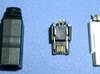 Разъем micro USB (п) на кабель с корпусом, 5 контактов (пайка)